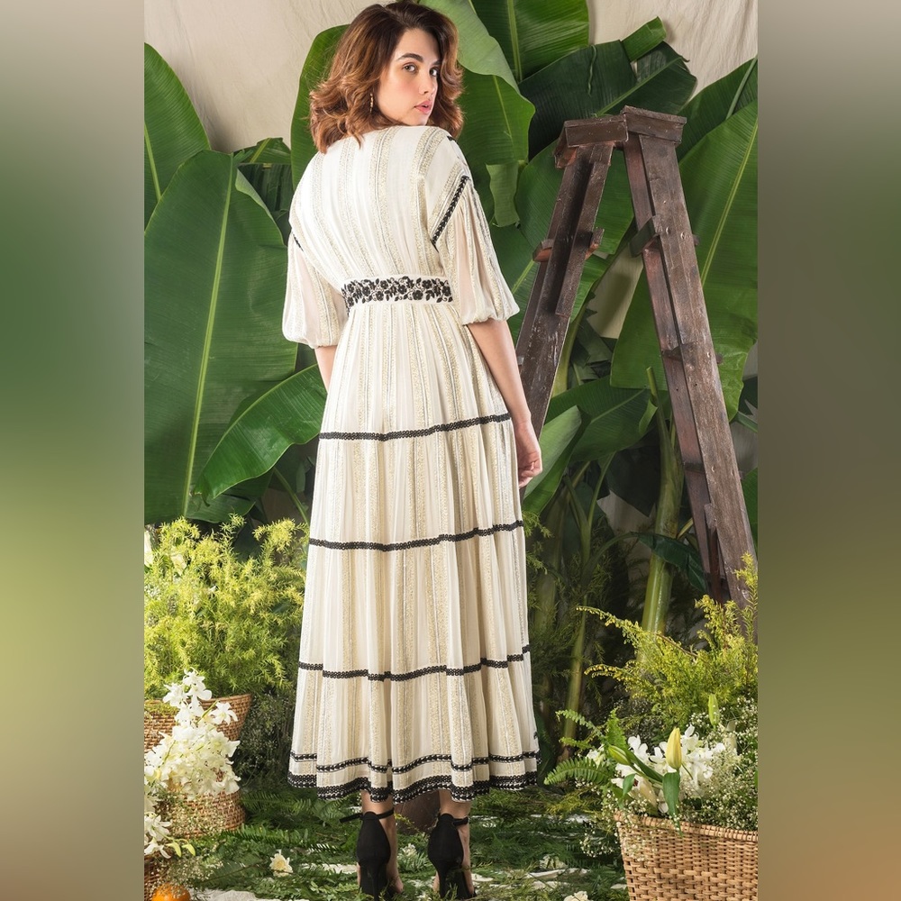Anthropologie Embroidery Dress - Picture 2 of 5